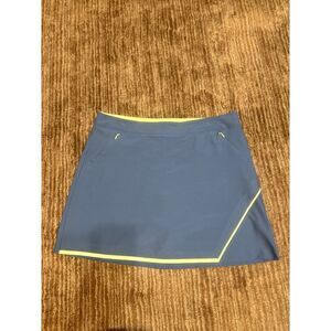 Slazenger Tennis Skort with‎ Neon Yellow Trim - Sporty Performance Activewear